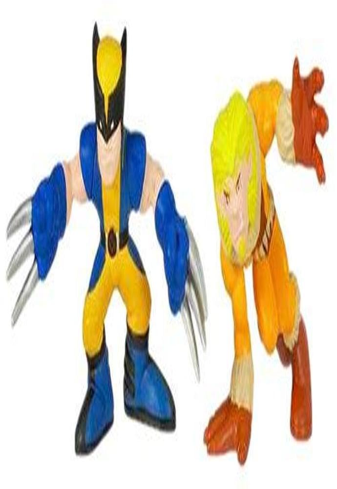 Marvel Super Hero Squad: Wolverine & SaberTooth | Amazon.com.br